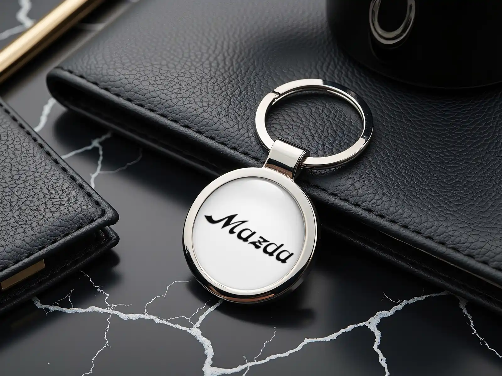 Mazda Portallaves Personalizado Logo Premium
